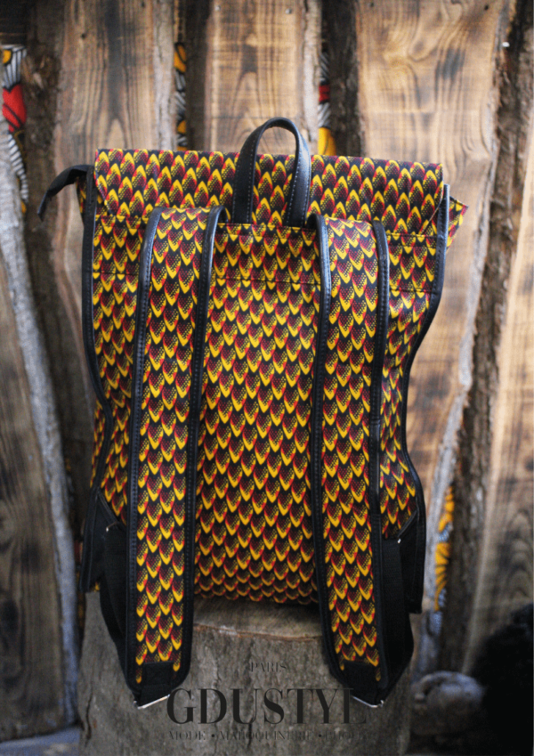 Sac à dos wax "Fouta-Toro" – Image 5