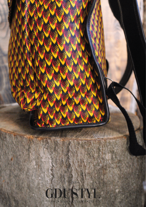 Sac à dos wax "Fouta-Toro" – Image 4