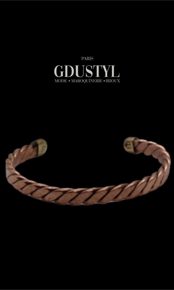 Bracelet d'identité en bronze "Nour" – Image 3
