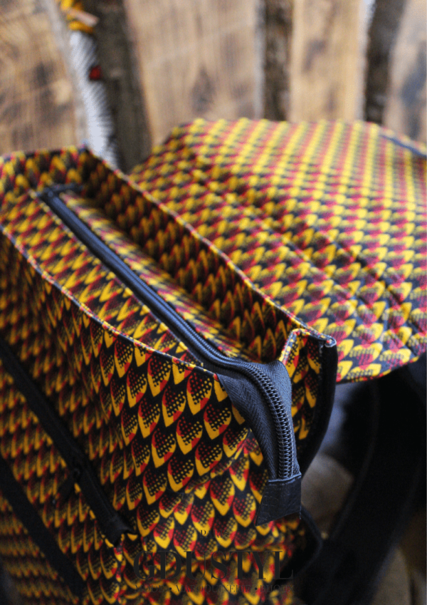 Sac à dos wax "Fouta-Toro" – Image 3