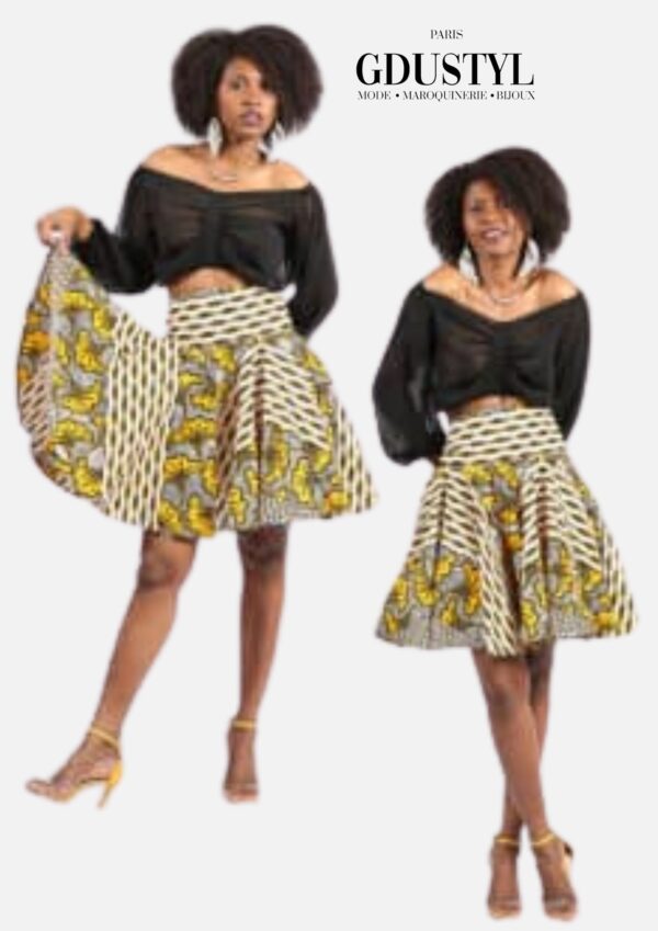 Jupe Wax "Reine La Mbzela"