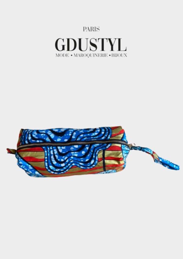 Trousse en wax "Matam" – Image 3