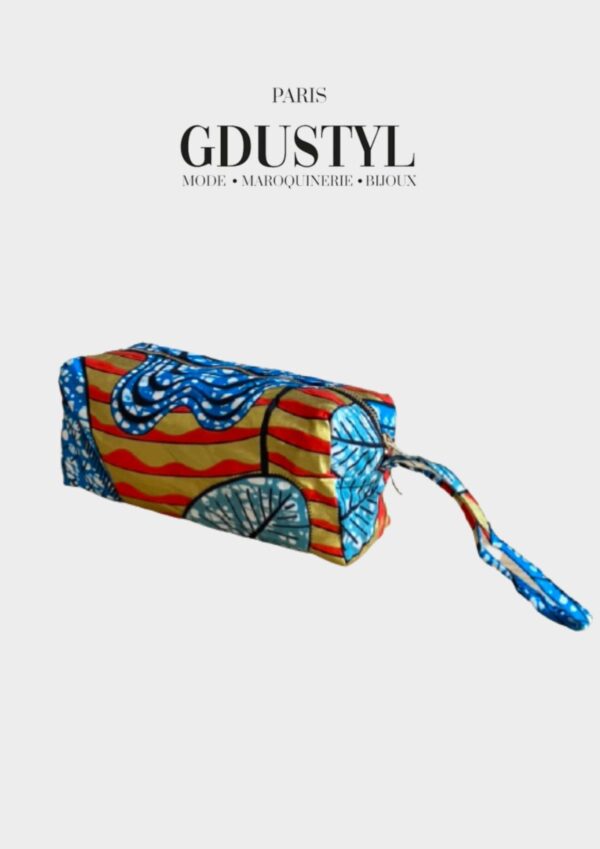 Trousse en wax "Matam" – Image 2