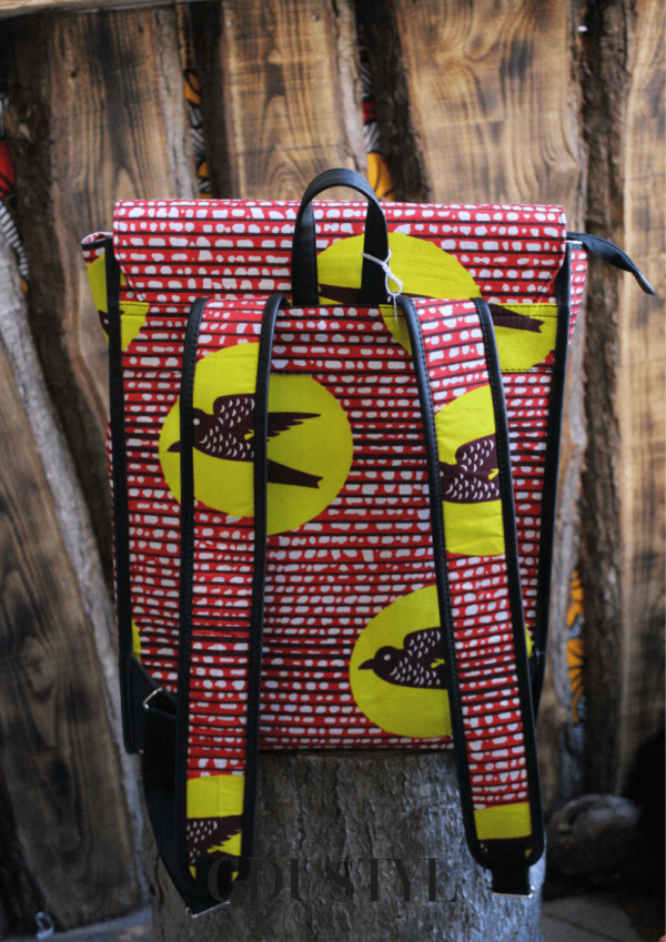 Sac à dos wax "Djolof" – Image 4