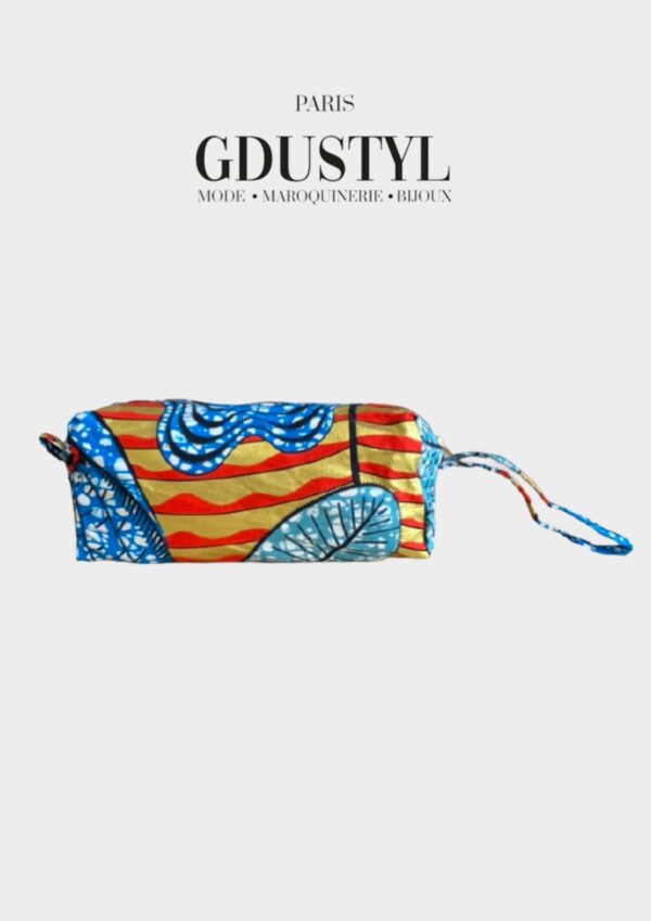 Trousse en wax "Matam"