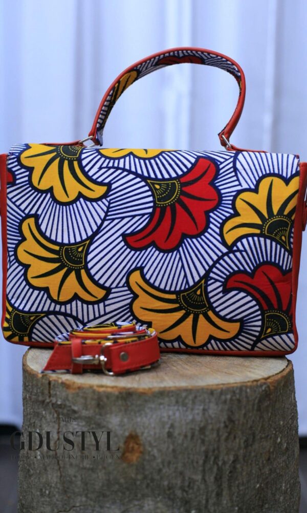 Sac cuir pagne "Yolita" – Image 2