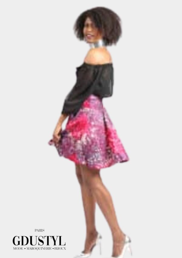 Jupe Wax "Ndaté Yalla Rose" – Image 3