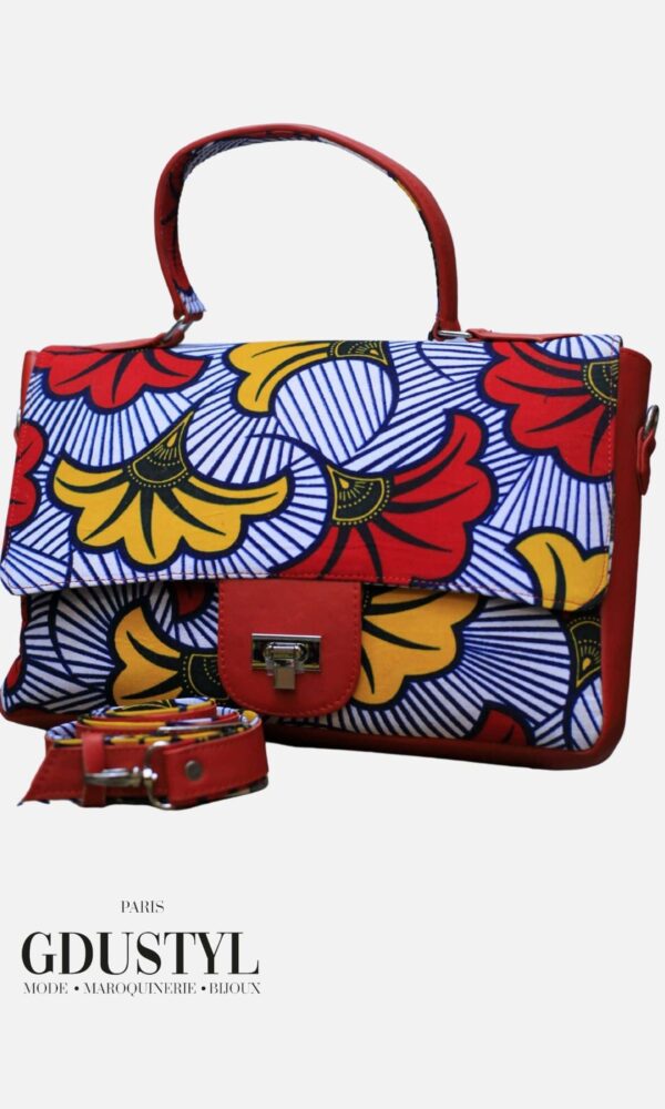 Sac cuir pagne "Yolita"