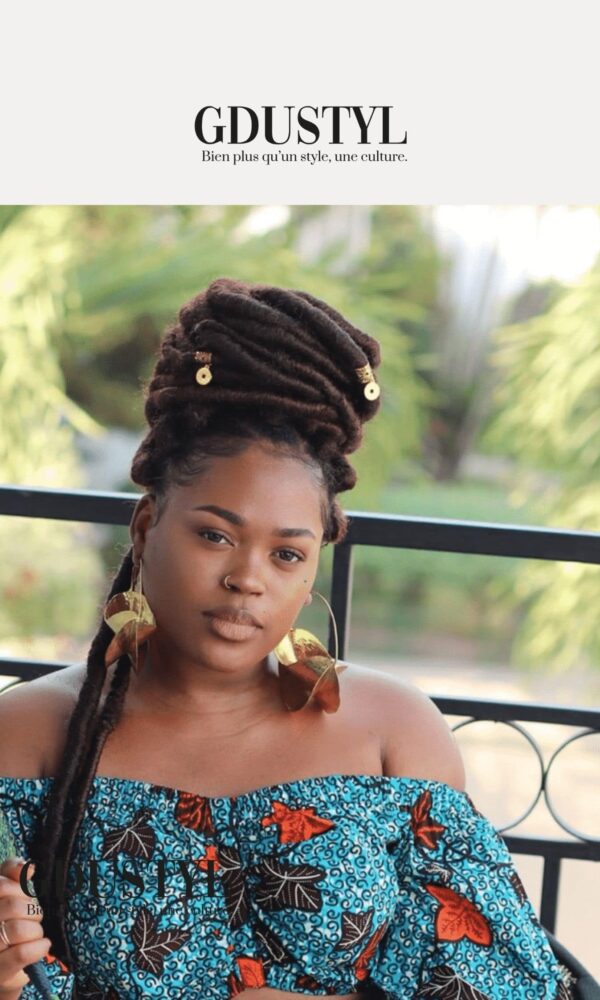 Boucles d'oreilles Fulani "PEAK MILLL" – Image 3