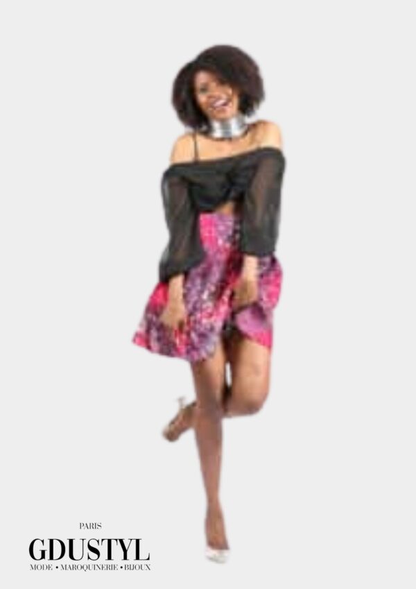Jupe Wax "Ndaté Yalla Rose" – Image 5