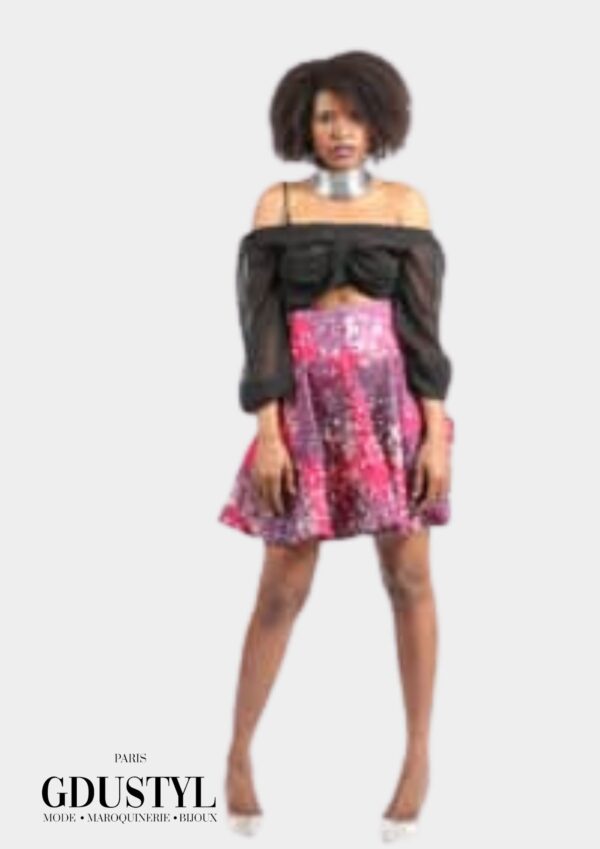 Jupe Wax "Ndaté Yalla Rose" – Image 6