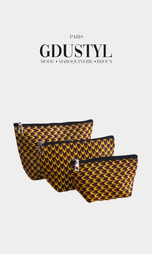 Trousse de toilette en wax "Kya"