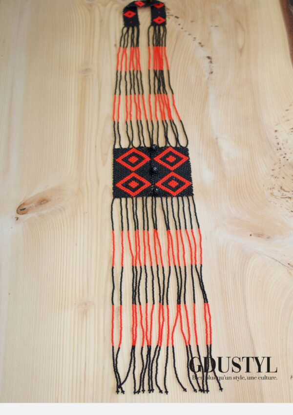 Collier Sautoir perles «De beer" – Image 2