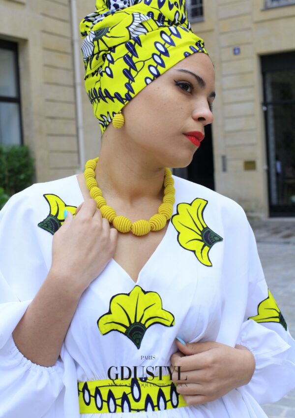 Parure en fil de soie "Coumba Gawlo Seck"