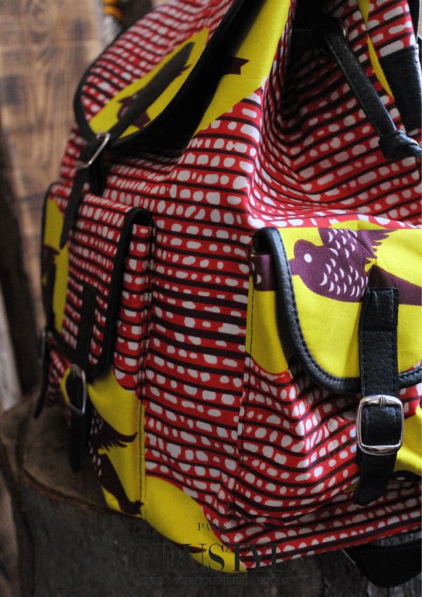 Sac à dos wax "Kaabu" – Image 5