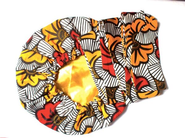Foulard wax "Fleur de mariage" – Image 2