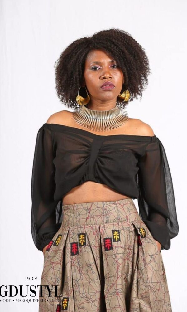 Jupe Wax "Azula marron" – Image 5