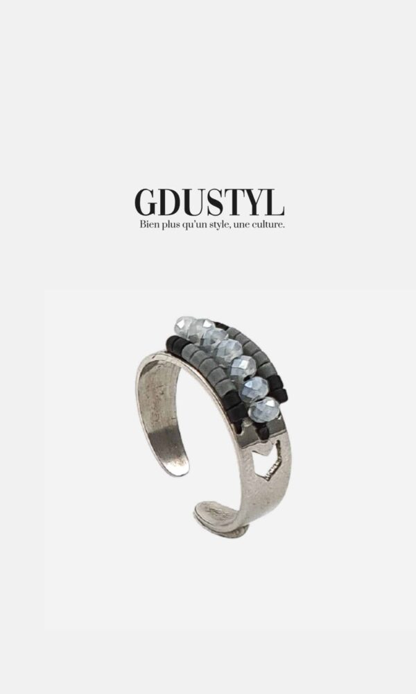 Bague acier "Mariéme Jamme"