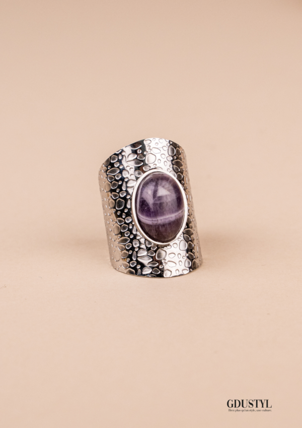 Bague acier "Aïssatou Mbodj"