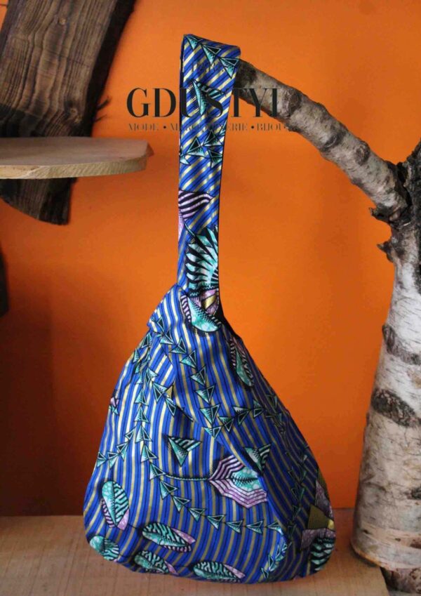 Sac Bourse en wax "Thiès"M