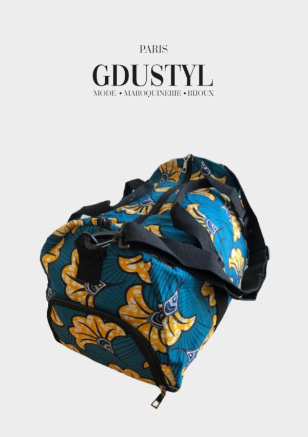Sac de sport en wax "Mutola" – Image 2