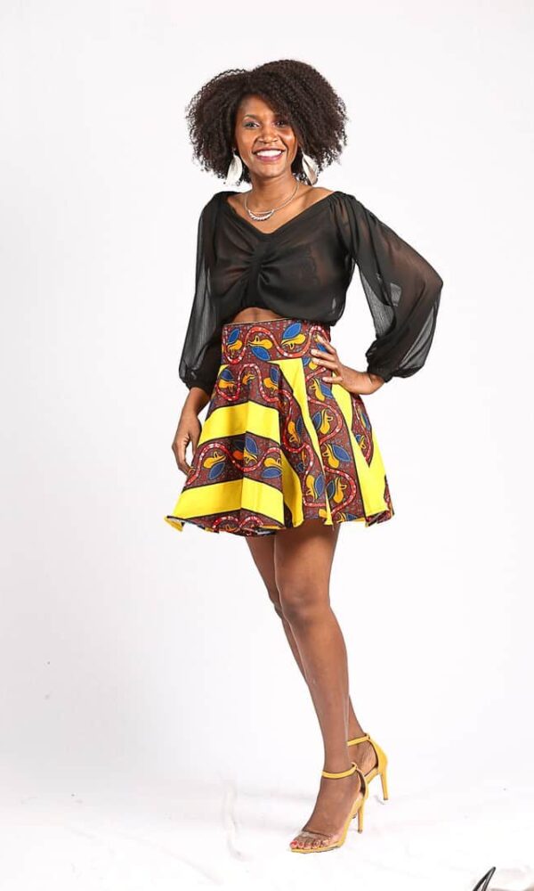 Jupe Wax "Ndaté Yalla Tricolore" – Image 3