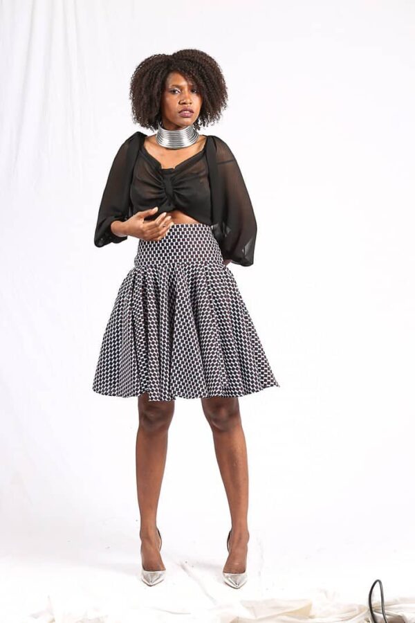 Jupe Wax "Ndaté Yalla Bicolore" – Image 3