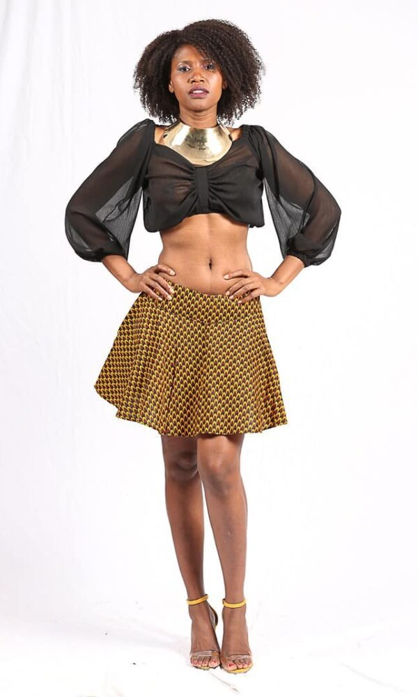 Jupe Wax "Ndaté Yalla Jaune" – Image 6