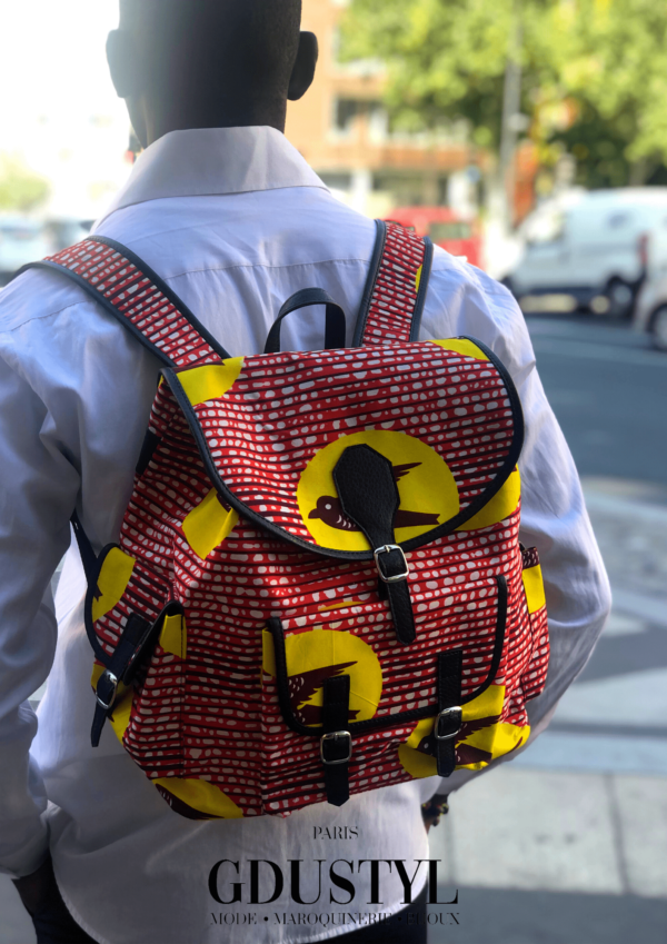 Sac à dos wax "Kaabu" – Image 2