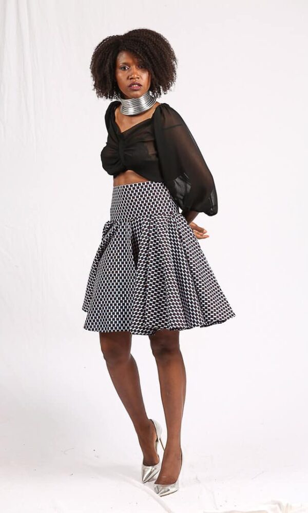 Jupe Wax "Ndaté Yalla Bicolore" – Image 5