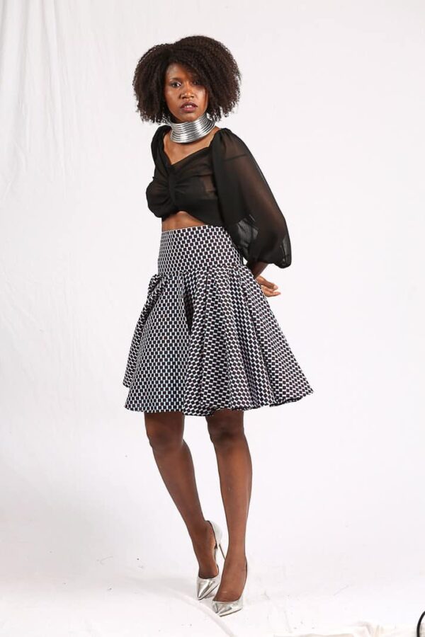 Jupe Wax "Ndaté Yalla Bicolore" – Image 5