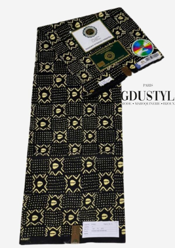 6 YARDS "WAX HITARGET IMPRIMÉ BOGOLAN WAKANDA"