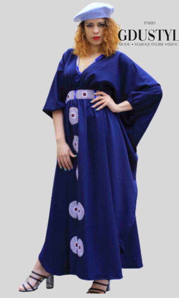 Abaya "Caroline Faye" Bleu