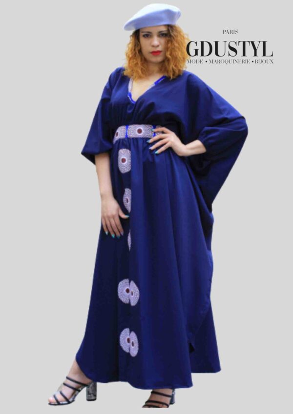 Abaya "Caroline Faye" Bleu