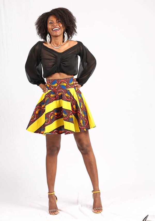 Jupe Wax "Ndaté Yalla Tricolore" – Image 2