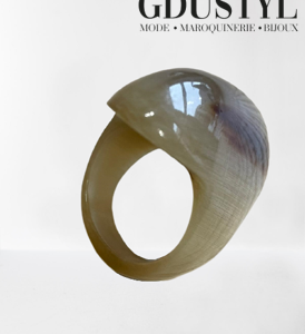 Bague en corne de zébu "La griffe" – Image 7