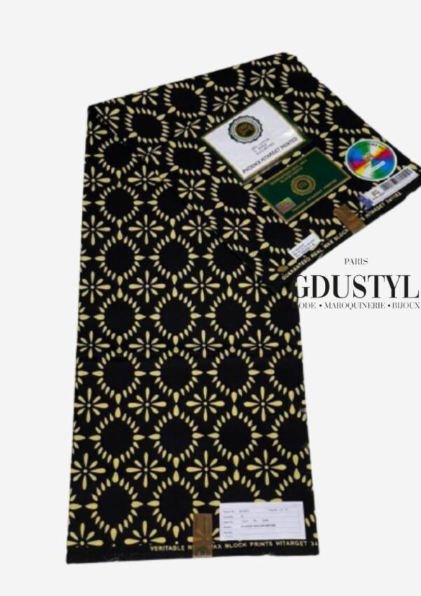 6 YARDS "WAX HITARGET IMPRIMÉ BOGOLAN WAKANDA"