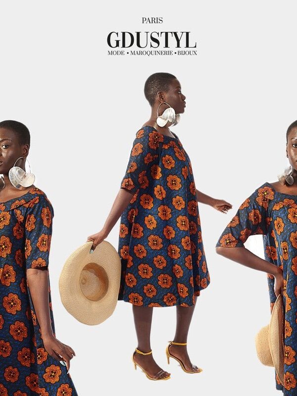 Robe Wax Evasée "LOLA"