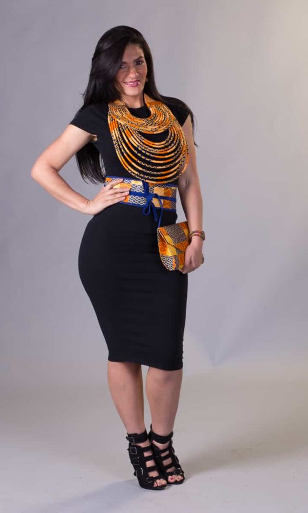 Collier en Wax "Amina" – Image 2