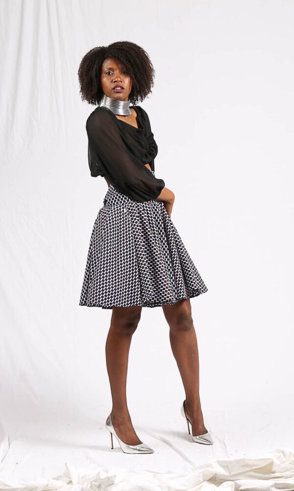 Jupe Wax "Ndaté Yalla Bicolore" – Image 6