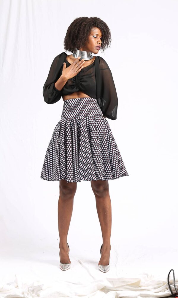 Jupe Wax "Ndaté Yalla Bicolore" – Image 7