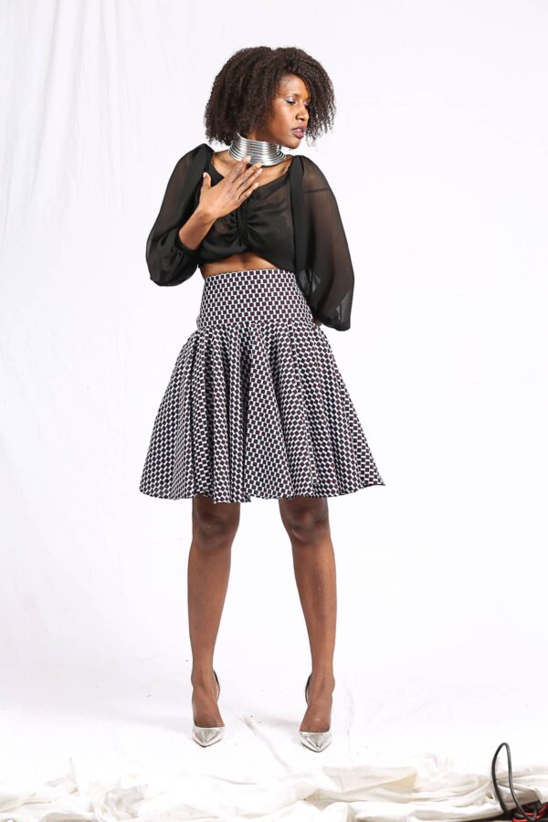 Jupe Wax "Ndaté Yalla Bicolore" – Image 7