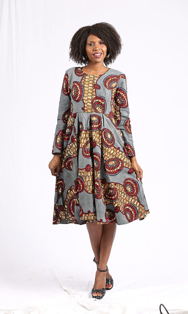 Robe Wax Mi-longue "ALDIANA" – Image 6
