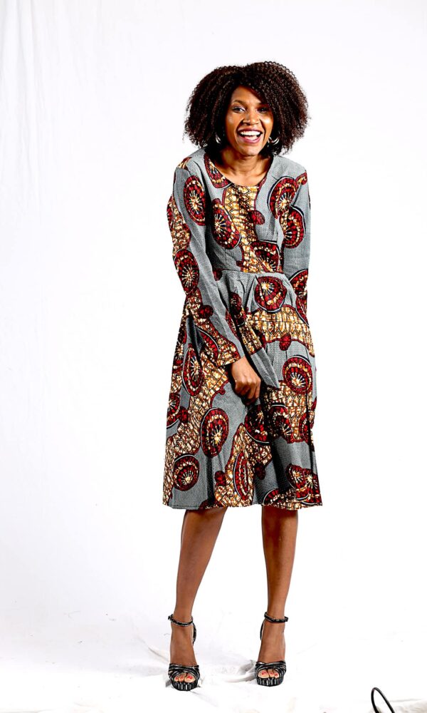 Robe Wax Mi-longue "ALDIANA" – Image 11