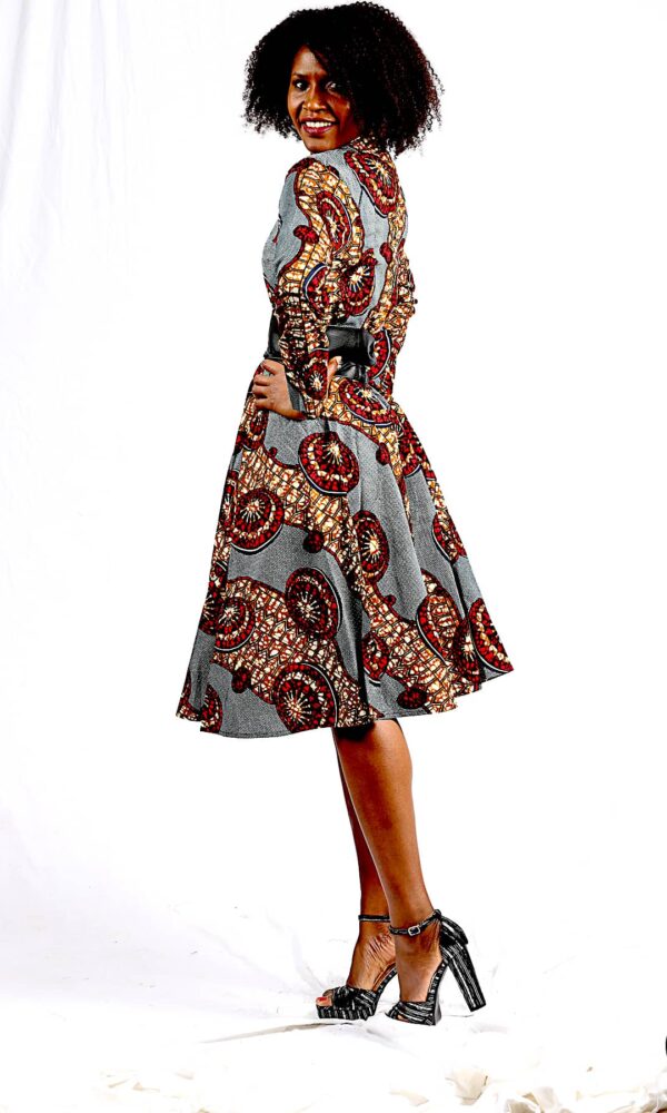 Robe Wax Mi-longue "ALDIANA" – Image 8
