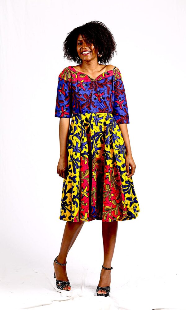 Robe Wax "JACKIE" Multicolore – Image 8