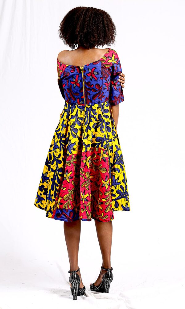 Robe Wax "JACKIE" Multicolore – Image 7
