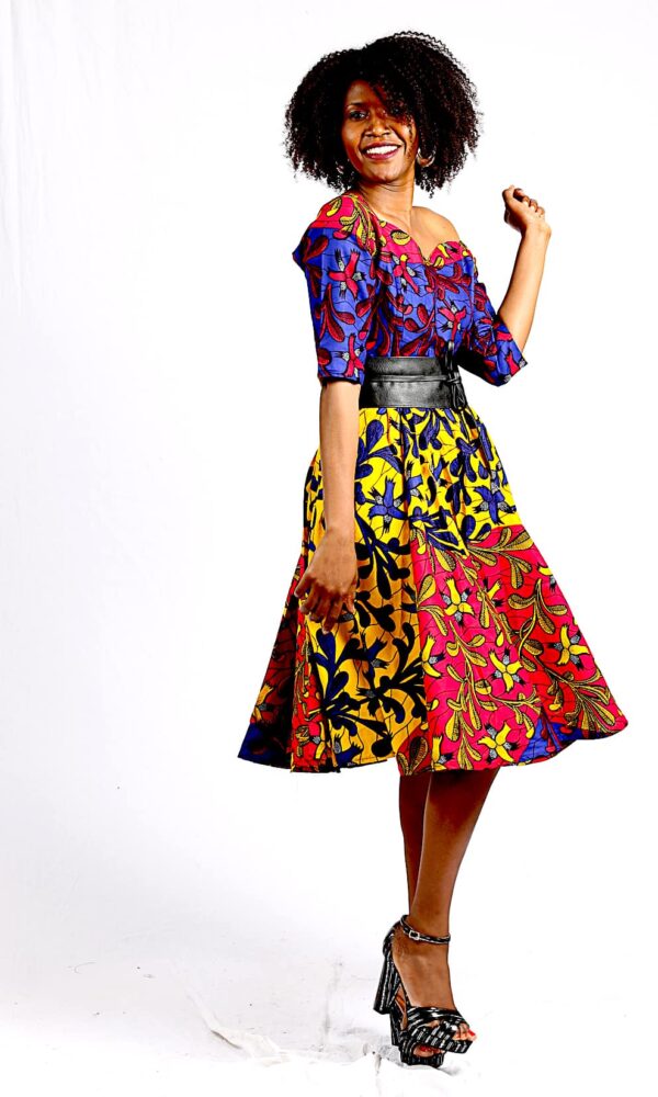 Robe Wax "JACKIE" Multicolore – Image 6