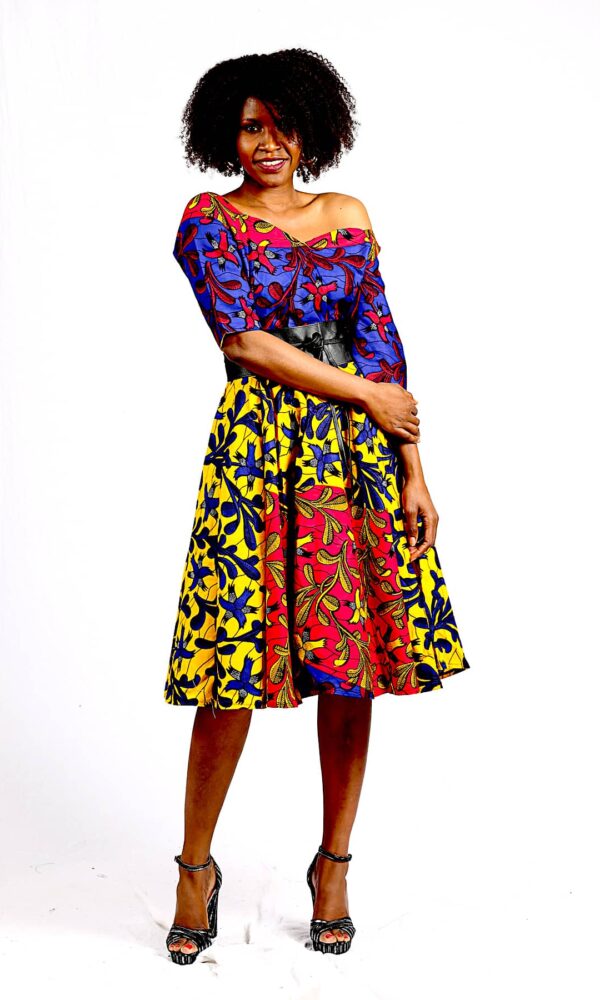 Robe Wax "JACKIE" Multicolore – Image 5
