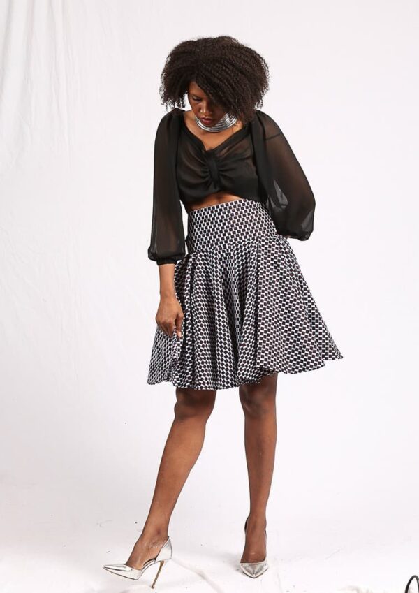 Jupe Wax "Ndaté Yalla Bicolore" – Image 2
